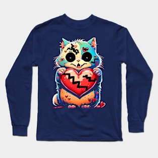 Messy Cat Long Sleeve T-Shirt